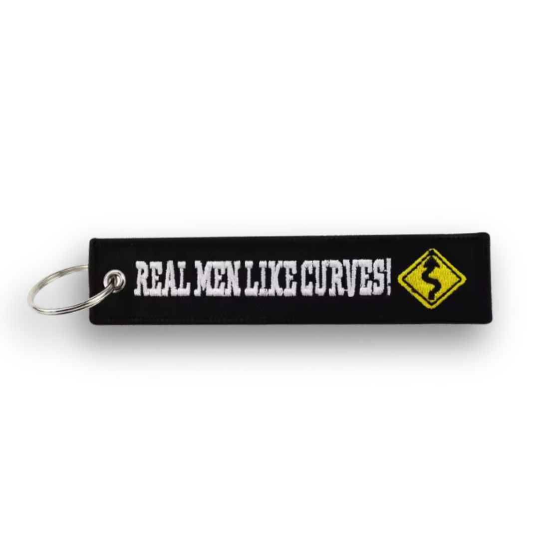 Real Men Like Curves Key Tag