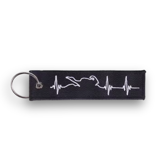 Bike Life White Key Tag
